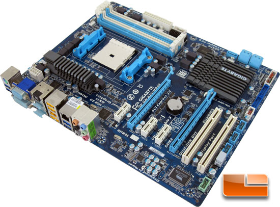 GIGABYTE A75-UD4H Motherboard Layout