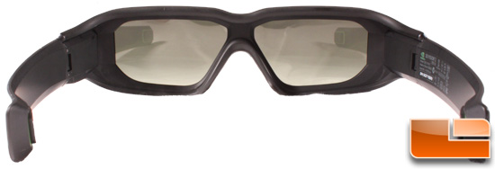 3D Vision Glasses - Rear View