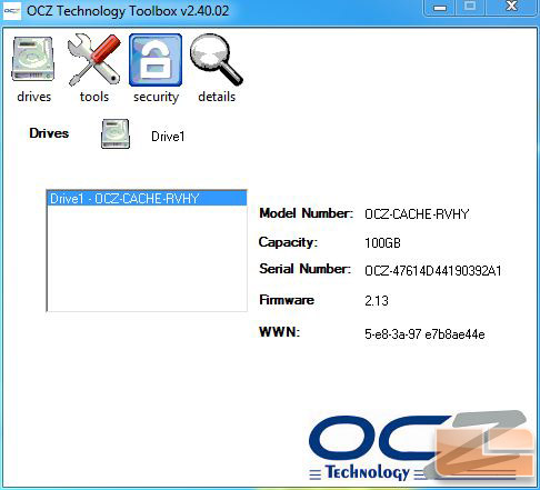 RevoDrive Hybrid OCZ Tool