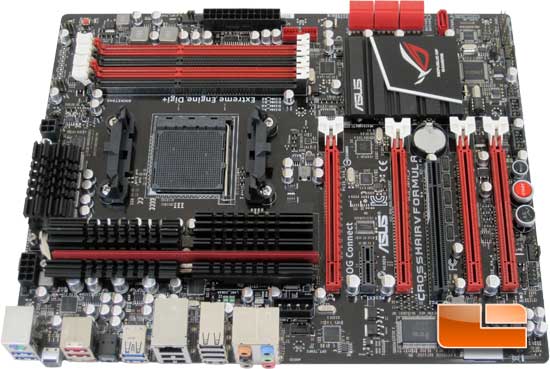 ASUS Crosshair V Formula AMD 990FX Motherboard Layout