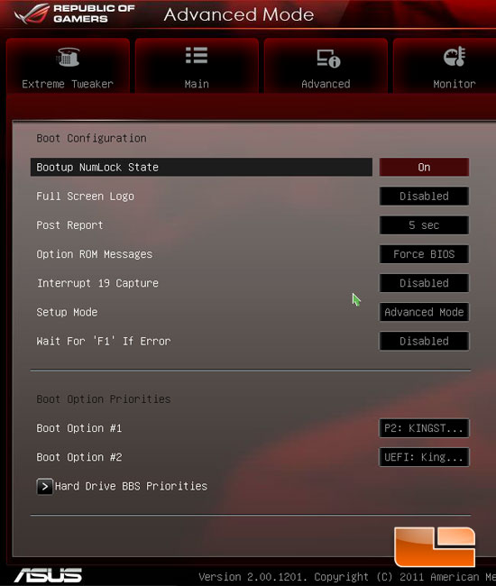 ASUS Crosshair V Formula System UEFI BIOS