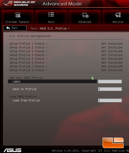 ASUS Crosshair V Formula System UEFI BIOS