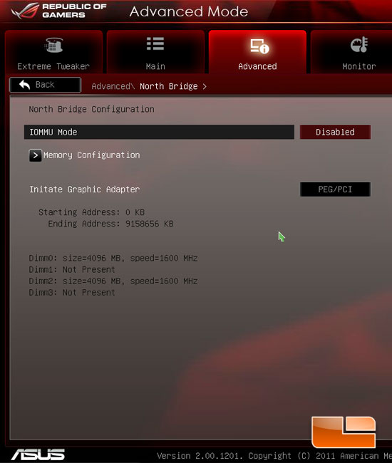 ASUS Crosshair V Formula System UEFI BIOS