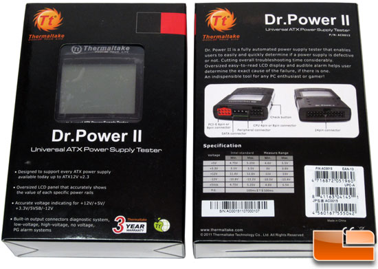 Thermaltake Dr. Power II ATX Power Supply Tester Review