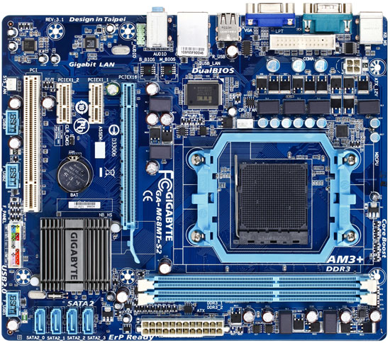 Gigabyte GA-M68MT-S2 Motherboard