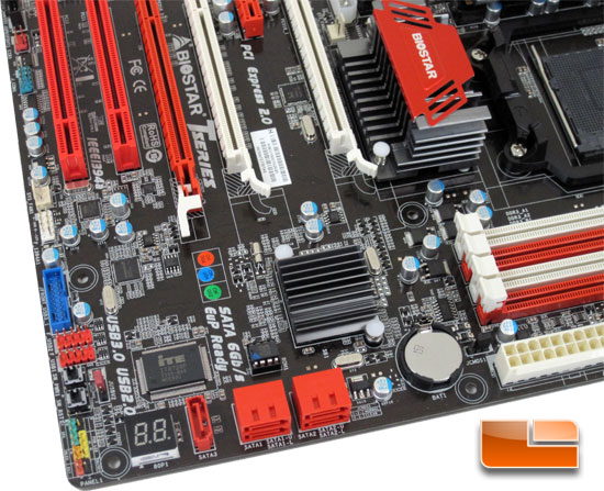 BIOSTAR TA990FXE AMD 990FX Motherboard Layout