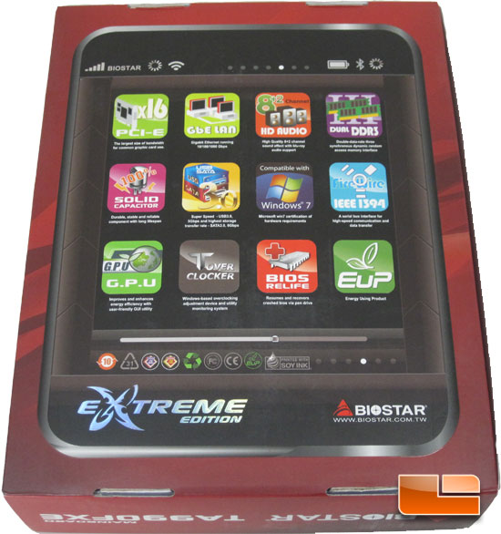 BIOSTAR TA990FXE Retail Box and Bundle