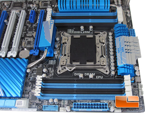 ASUS P9X79 Pro Motherboard Layout