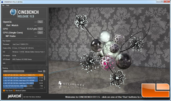 Intel Core i7-3960X Overclocked 4625MHz