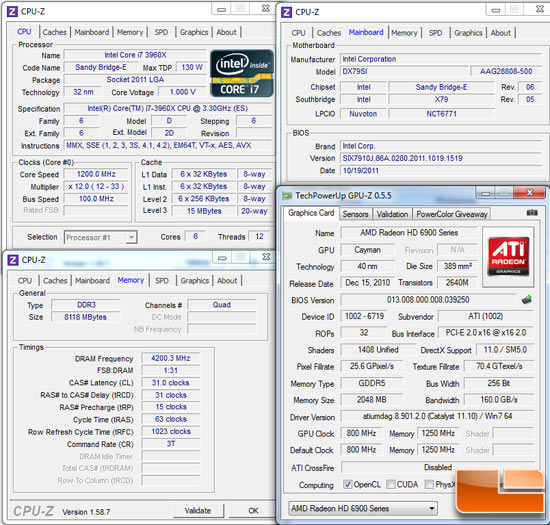 Intel X79 Test Settings