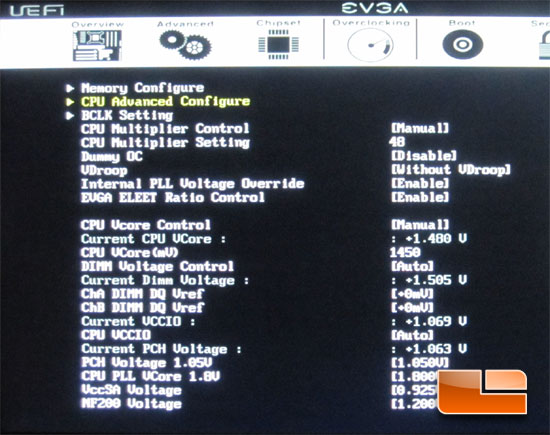 EVGA Z68 FTW Overclocking