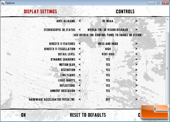 Batman: Arkham City Game Settings