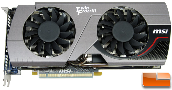 MSI N560GTX-448 Twin Frozr III Video Card Front