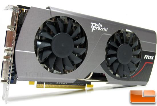 MSI N560GTX-448 Twin Frozr III Video Card Fan