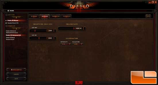 SteelSeries Diablo III Control GUI