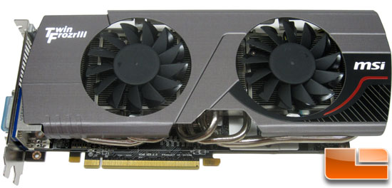 MSI R6950 Twin Frozr III 1G/OC Video Card Front
