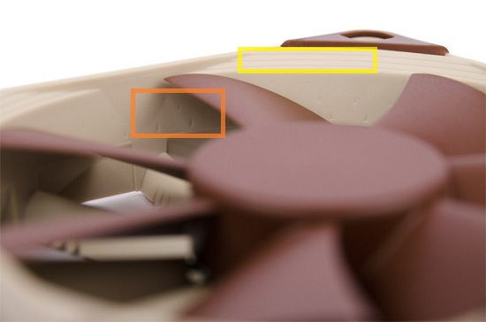 Noctua Focus Flow NF-F12 PWM Stepped Inlet & Vortex Notches