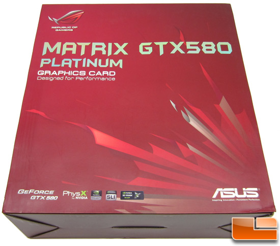 ASUS MATRIX GTX580 Box