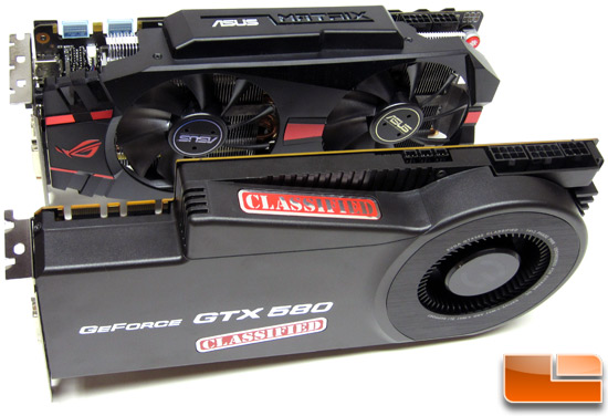 ASUS and EVGA GTX580 Cards