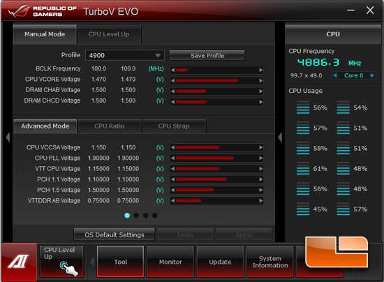 ASUS Rampage IV Extreme TurboV Settings