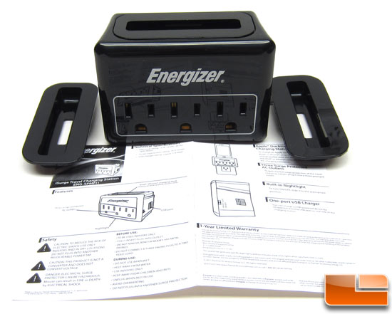 Energizer iSurge Travel Charging Station