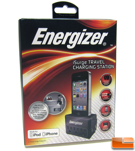 Energizer iSurge Travel Charging Station