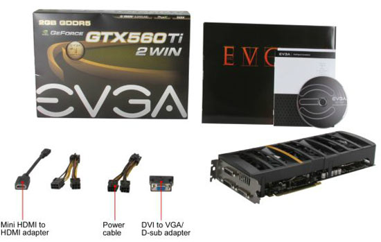 EVGA GeForce GTX 560 Ti 2Win Bundle