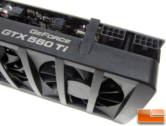 EVGA GeForce GTX 560 Ti 2Win 2GB Video Card Power Connectors