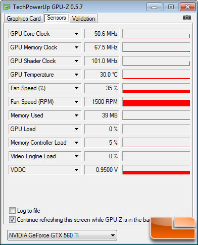 EVGA GeForce GTX 560 Ti 2Win Test Settings EVGA GeForce GTX 560 Ti 2Win Test Settings