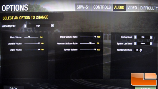 SteelSeries Simraceway SRW-S1 Game Tweaks