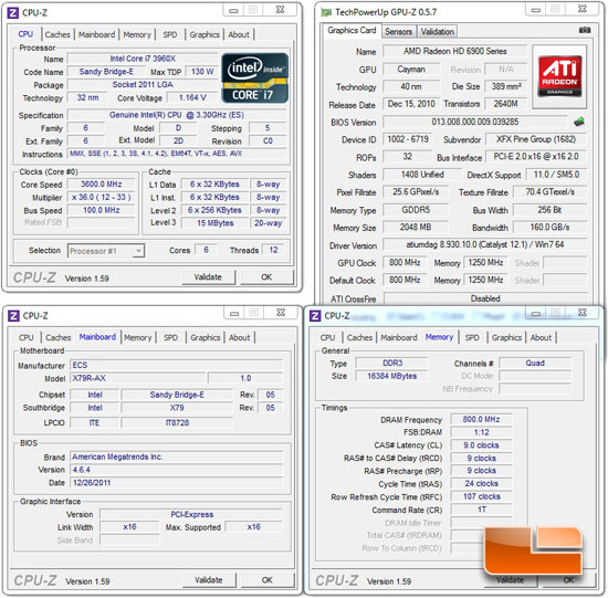 ECS X79R-AX Intel X79 System Settings