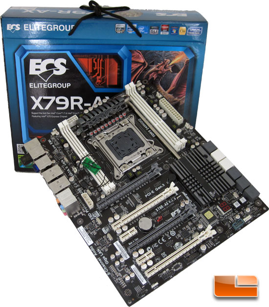ECS X79R-AX Black Extreme Intel X79 Motherboard Layout and Features