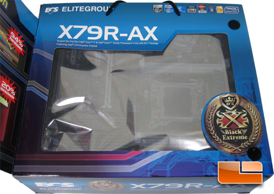 ECS X79R-AX Black Extreme Intel X79 Motherboard Retail Packaging