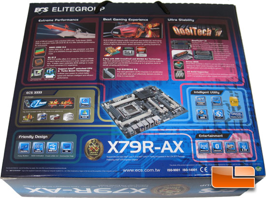 ECS X79R-AX Black Extreme Intel X79 Motherboard Retail Packaging