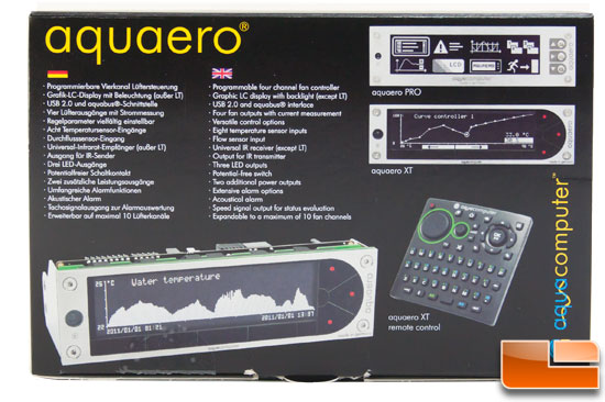 Aquaero 5 XT box top Aquaero 5 XT box top