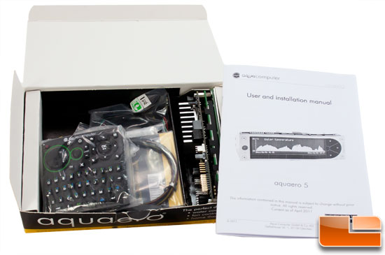 Aquaero 5 XT box open Aquaero 5 XT box open