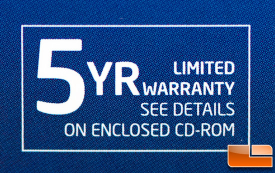 Intel 520 240GB 5 Year Warranty