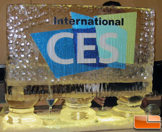 CES Unveiled 2012 Ice Sculpture
