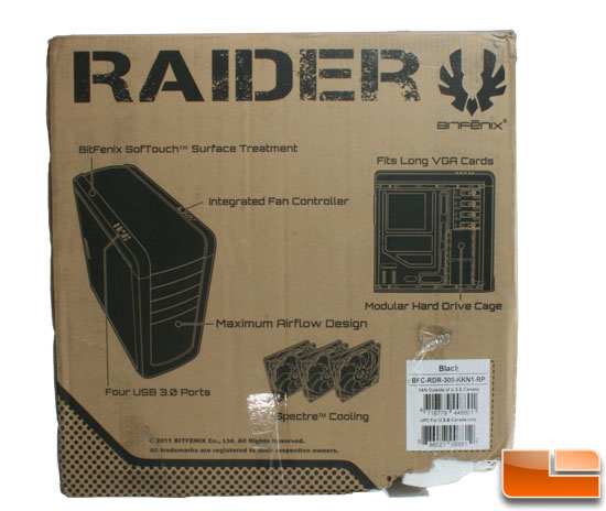 Bitfenix Raider box back