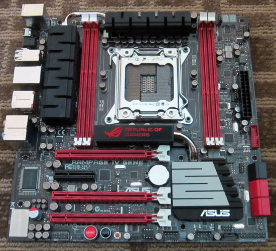 ASUS Republic of Gamers Rampage IV Gene Intel X79 Motherboard