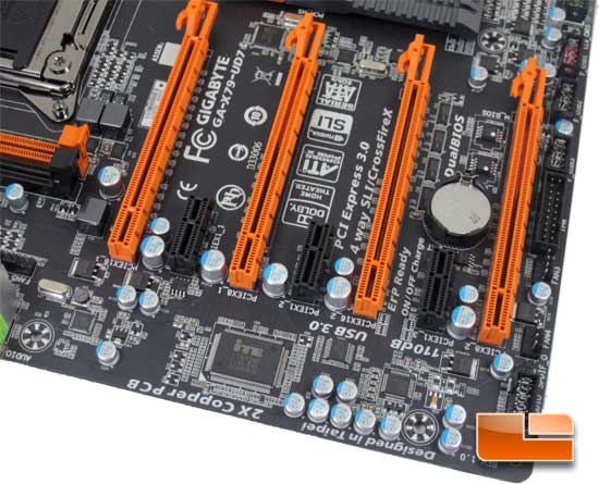 GIGABYTE GA-X79-UD7 Intel X79 Motherboard layout