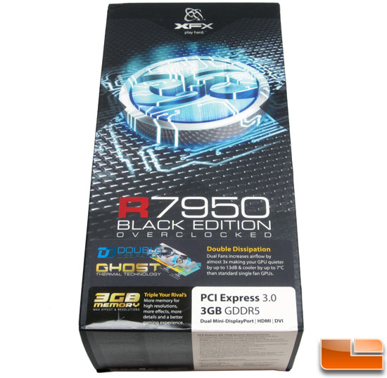 XFX R7950 Black Edition Card Retail Box