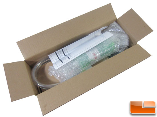 Swiftech H20-220 Edge HD liquid cooling kit opening the box