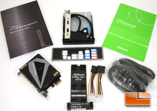 ASRock X79 Extreme9 Retail Packaging and Bundle ASRock X79 Extreme9 Retail Packaging and Bundle