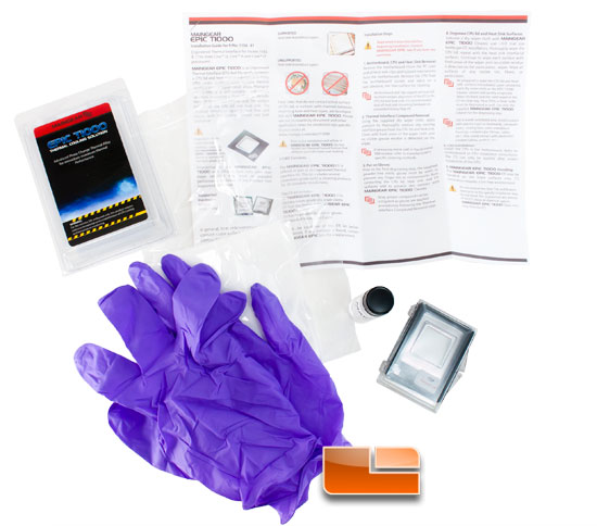 Epic T1000 package contents Epic T1000 package contents