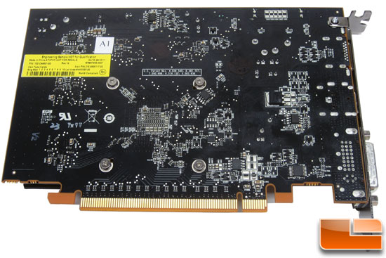 AMD Radeon HD 7750 Graphics Card Back PCB