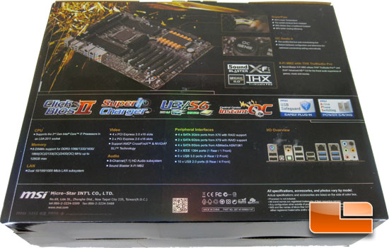 MSI Big Bang XPower II Retail Packaging