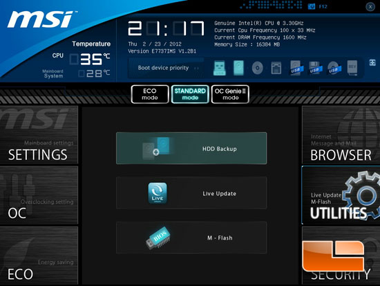 MSI Big Bang XPower II Click BIOS II