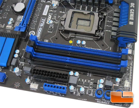 MSI Z77A-GD65 'Ivy Bridge' Motherboard Layout