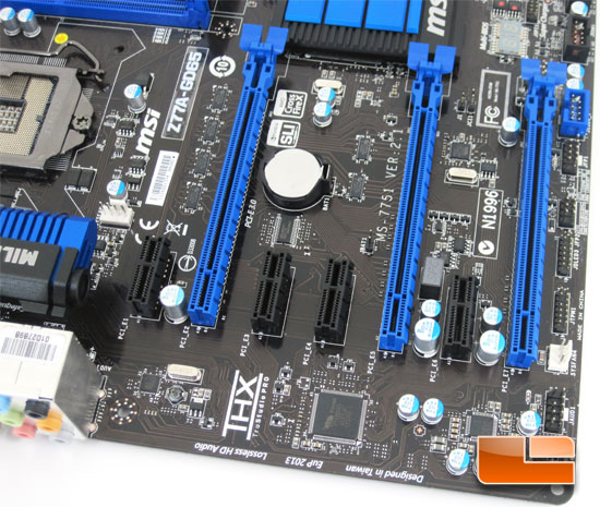 MSI Z77A-GD65 'Ivy Bridge' Motherboard Layout